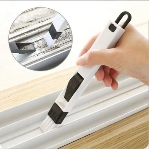 500Pcs/Lot Window Groove Cleaning Brush With Cleaning Dustpan Screen Window Cleaning Tools