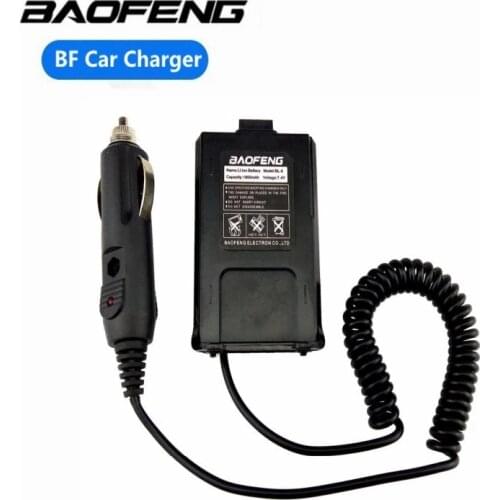2021BAOFENG Walk talkie 12V UV-5R Car Charger Battery Eliminator BL-5 Adapter For Portable Radio UV-5RE Plus UV-5RA Accessories