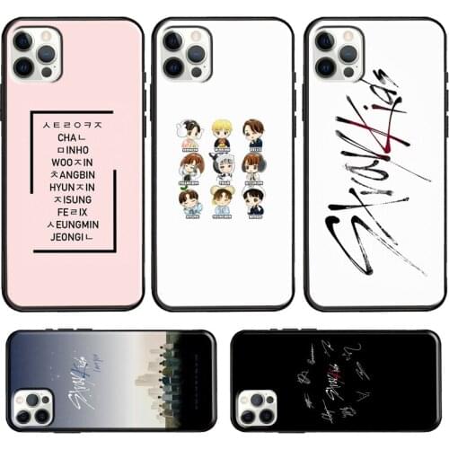 Stray Kids Signatures Case For iPhone 12 Pro Max 12 mini 11 Pro Max 6S 7 8 Plus X XR XS Max SE 2020 Cover