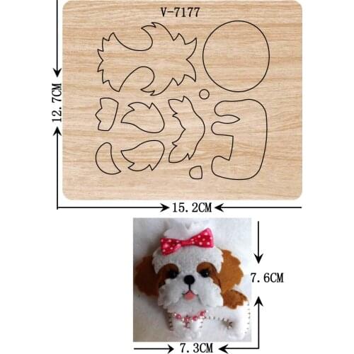 New DOG wooden dies cutting dies for scrapbooking Multiple sizes V-7177