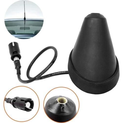 For VW Volkswagen Passat Golf Jetta Polo Auto Replacement Parts Black Car Styling AM/FM Roof Whip Aerial Antenna Base Foundation