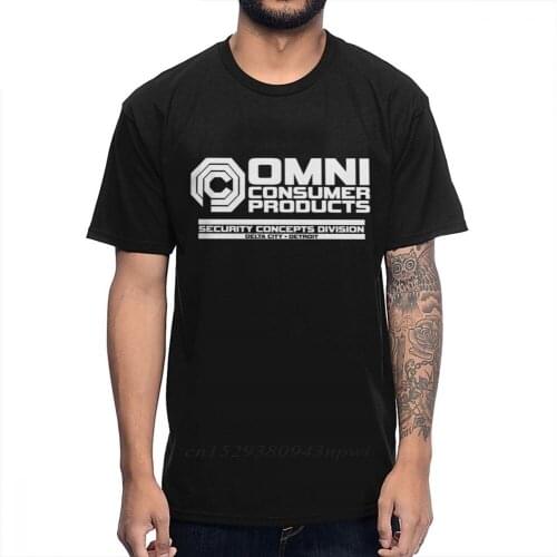 Science Fiction Film RoboCop T Shirt OCP OmniCorp Security Concepts Department T-Shirt Summer Casual Man Streetwear Tee Shirt
