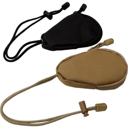 1PCS Mini Key Wallets Holder Men Coin Purses Pouch Military Army Bag Small Pocket Keychain Zipper Case Out Door Pack