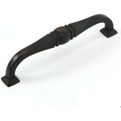 Muebles 128mm vintage furniture handle red bronze drawer kitchen cabinet black antique copper dresser cupboard door pulls 5