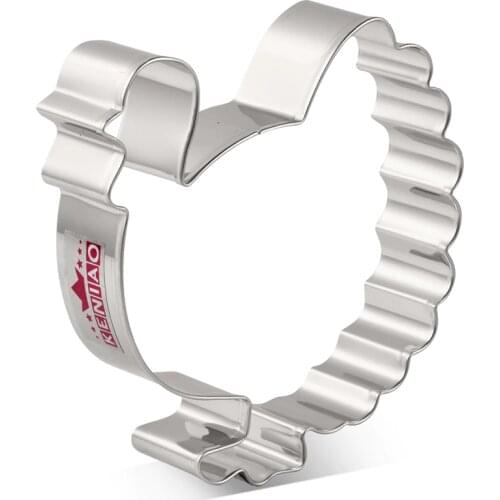 KENIAO Thanksgiving Turkey Cookie Cutter - 9.4 x 10 cm - Fall/Autumn Biscuit Fondant Sandwich Cutter - Stainless Steel
