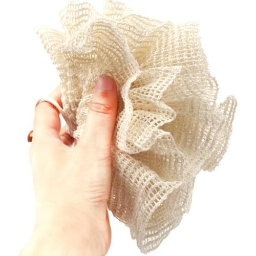Durable Bath Ball Ramie Shower Mesh with Sling Body Scrubber Puff MOLF