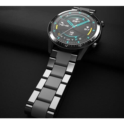 22 20mm watch band for huawei gt2e gt 2 e strap Ceramic correa for samgsung galaxy watch active 2 Gear S3 46mm amazfit bip bands