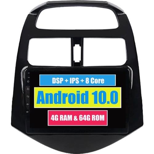 RoverOne Android 10 Car Multimedia System For Chevrolet Spark 2010 - 2014 Beat Octa Core 4G+64G Radio GPS Navigation DSP Player