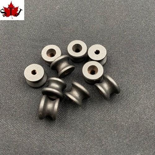 10pcs Acoustic Guitar Ebony Strap Knobs H-13