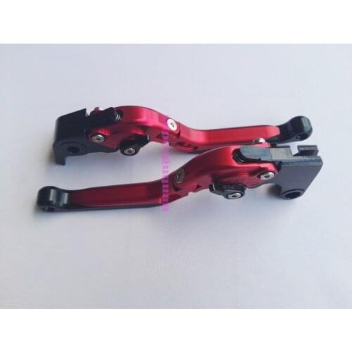 New For YAMAHA YZF R6 2005-2014 2006 2007 2008 2009 2010 2012 2013 moto motorbike Foldable Extendable brake&Clutch Levers Red