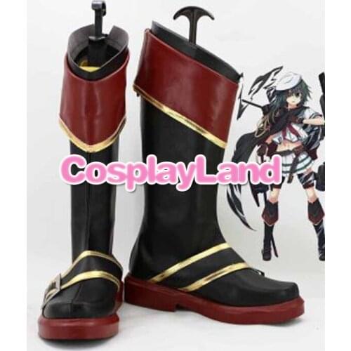 Customize Boots Kantai Collection Fleet Girls Kiso Cosplay Boots Custom Any Size Anime Party Boots