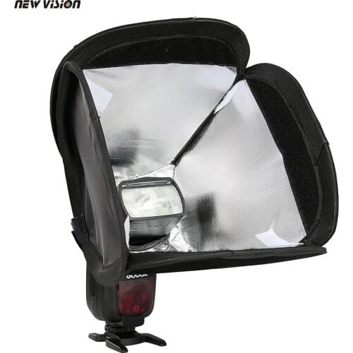 Photo Studio 23x23cm On-Camera Flash Softbox for Yongnuo Canon Nikon Olympus Metz Speedlite