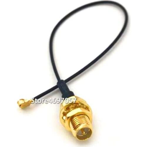 U.FL IPEX to RP SMA Female Cable RF1.13 RF Pigtail Cable for PCI WIFI Card Wireless Router for PCB Board