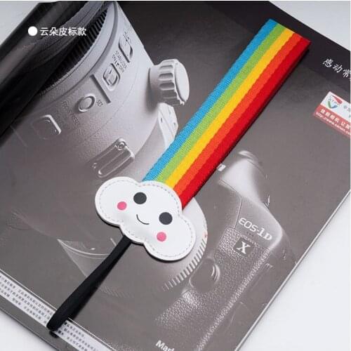 Universal Cartoon Camera wrist strap Rainbow belt hand strap For Canon Nikon Sony Pentax Fujifilm Samsung Panasonic