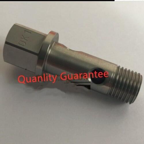 Excavator parts 4HK1 6HK1 high pressure oil pump check valve screw One-way Valve for Hitachi Sumitomo Case JCB