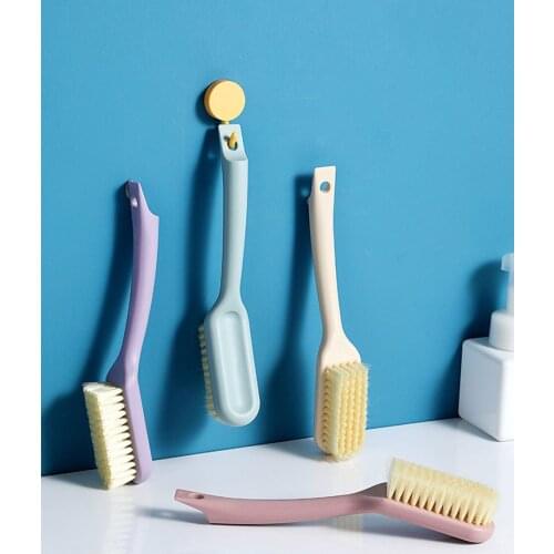 1Pcs Clean Brush Scrub Brush Soft Hair Multi-Function Clothes Brush Cleaning Tool Shoes Brush for Home Laundry Cleaning