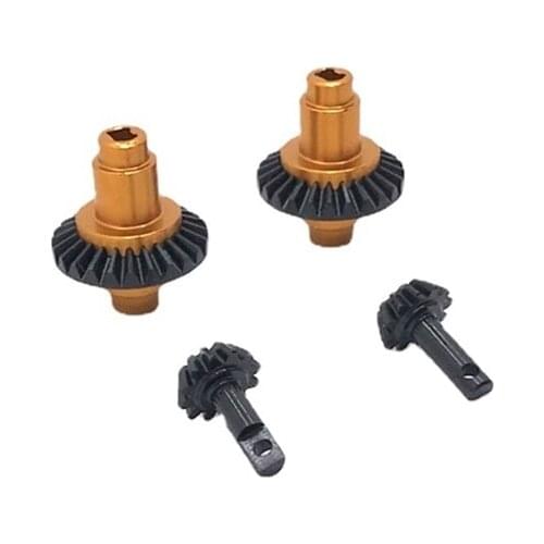 2 Set Metal Front Rear Axle Gear Differential for XIAOMI Suzuki Jimny 1/16 RC Car Upgrade Parts Modified Accessories