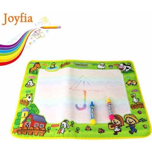 50*36cm Drawing Toys Set Water Drawing Mat Board Painting and Writing Doodle With Magic Pen Non-Toxic Drawing Board for Kids