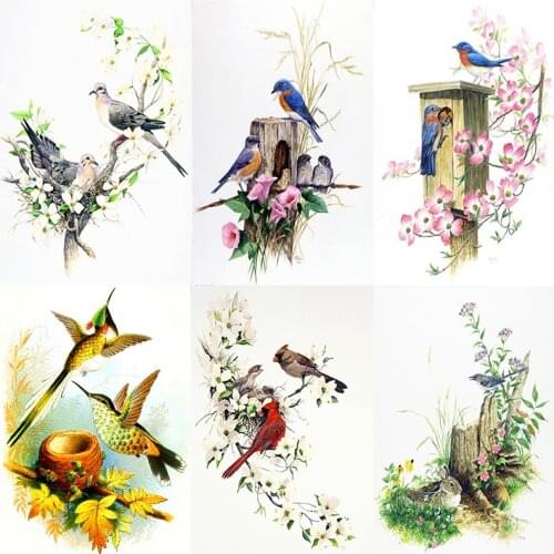 5D DIY diamond embroidery bird embroidery diamond painting animal rhinestone cross stitch kit mosaic full square home decoration