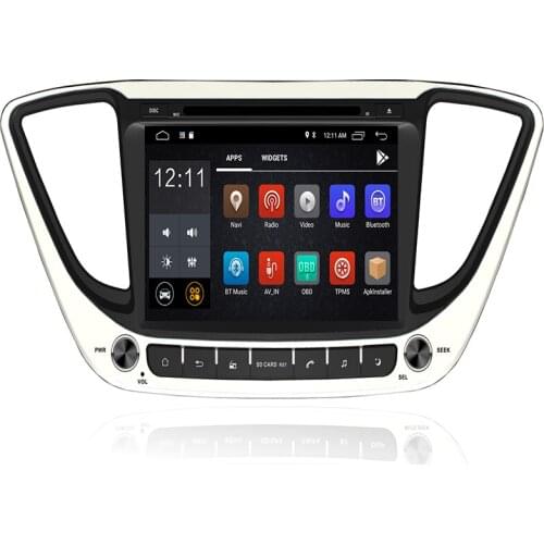 Android 10 4+32 octa core Car DVD player GPS Navigation multimedia for Hyundai Verna 2016 2017 2018 autostereo tape recorder