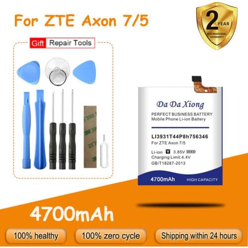 Free shipping 4350mAh LI3931T44P8h756346 Battery for ZTE Axon 7 5.5inch A2017 Replacement batteria + free tools