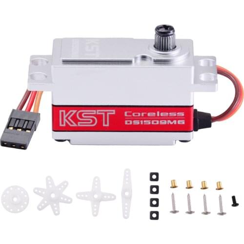 KST DS1509MG 12.8KG Metal Gear Coreless Digital Servo For RC Model UAV Car Boat Robot Arm Helicopter Airplane Parts