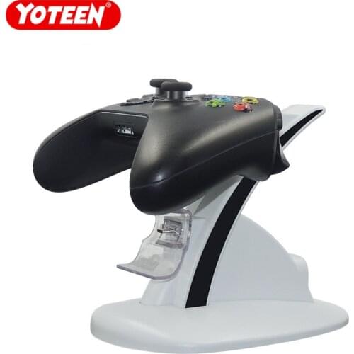 For Xbox One X Controller Charger Dual Charging Dock Usb Charger Stand LED Indicator Light for Xbox One S