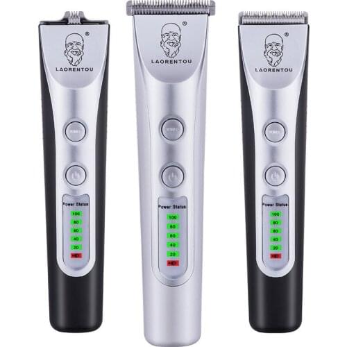 Professional Charging Type Oil Head Hair Clipper T Shape Knife Head Hair Salon Professional Sculpt Cut Three Knife Head