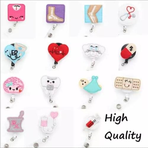 8 pcs/lot free shipping nurse id badge holder