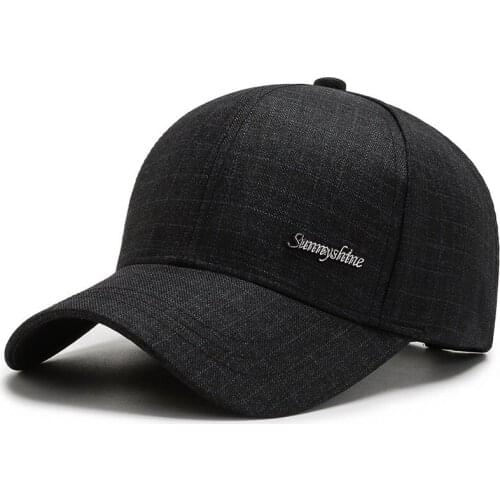 Men Women Plain Relaxed Cap Baseball Cap Knitted Textured Dad Hat Snapback Cap Outdoor Hiking Camping Fishing Sun Cap