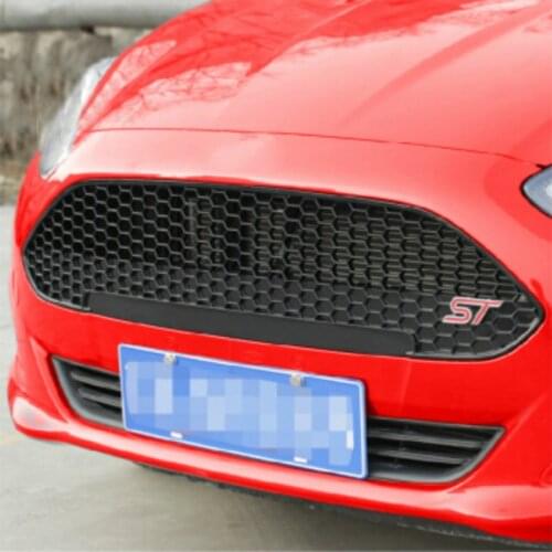 MyGoodCar High Quality Pure Piano Black Fresh Fiesta Racing Grill ST Grille for Ford Fiesta2013-2015 Shipping costs are not true