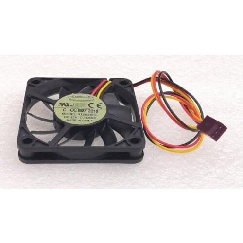 R126010dl New For Everflow 6cm Ultra-Thin 6010 Fan Ball 3-Wire DC 12V 0.10a