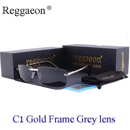 Reggaeon Fashion Hot Sale Driving Polarized Sunglasses Men Brand Design car driver Sun Glasses night vision goggles With Case