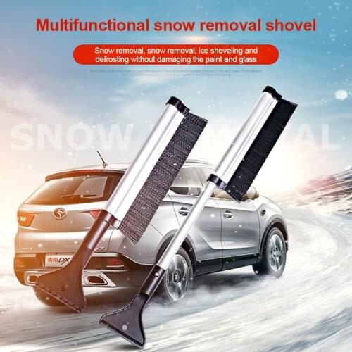 Telescopic Car Ice Scraper Snow Remover Shovel Deicer Spade Scraping Tool for Car Window Windscreen Windshield Snow Clear