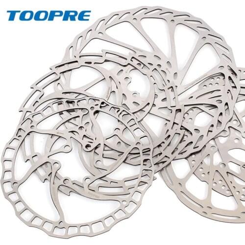 TOOPRE MTB Bike Disc Brake Pad 160/180/203mm Ultralight stainless steel Brake Disc Cassette brake disc with screws Bicycle Parts