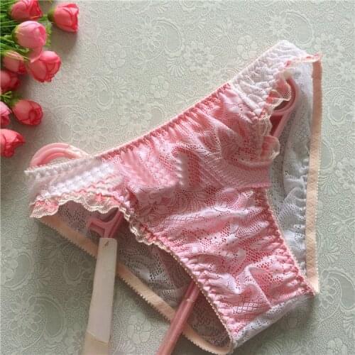 New Mens Sexy Floral Lace Floral Sissy Underwear Lingerie Briefs Underwear Erotic Gay Mens Lingerie UnderPants gay jockstrap