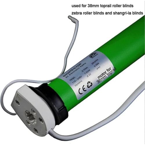 Smart Home Aiboduo Roller Blinds Motor 38mm Toprail Electric Roller Blind Electric Curtain Built-In Motor Strong Pull Durable