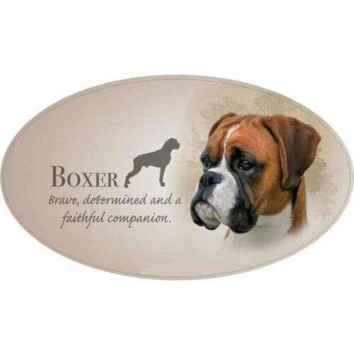 Personality Boxer Dog Window Fine Decal Car Stickers Personality Pet Dog Graphics Waterproof Decoration Apply To Car Window