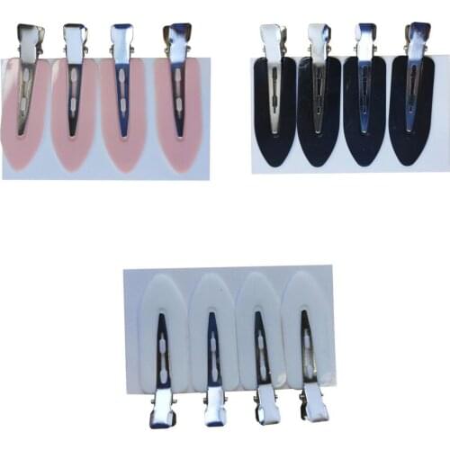 12 x No Bend Seamless Curl Pin Hair Clips Clamps For Makeup Hairstyling Leaf - Hairpins Hairdressing Sectioning Bangs Clamps