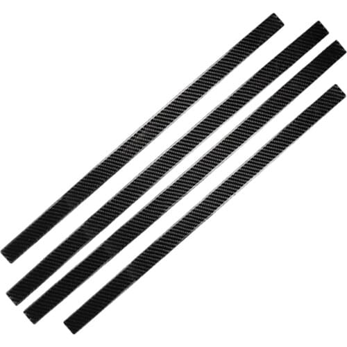 4pcs/set Carbon Fiber Door Sill Trim Installation and Disassemble Conveniently Cover Protector for BMW 3 Series E46 98-05