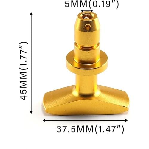 1PC Oil Dipstick Pull Handle With Screws Billet Aluminum Oil Dipsticks Handle For Ford 1999-2011 Mustang GT V8 GT500