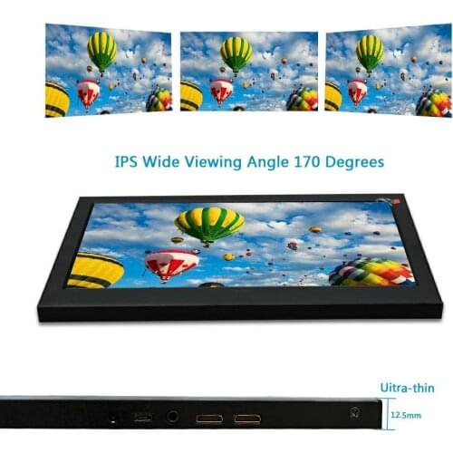 15.6 inch ultra-thin portable monitor for laptop PS4 Switch gaming monitor with thunderbolt 3