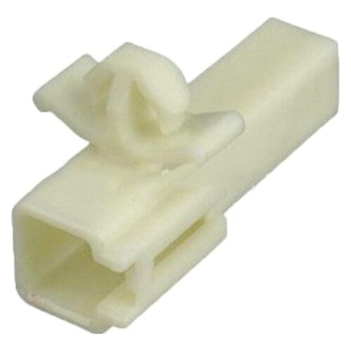 5/10/20/50/100sets 1pin white auto electric plastic wiring harness unsealed cable connector MG641199