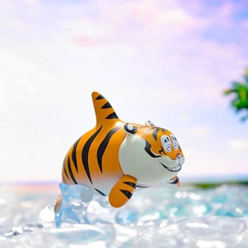 Baichange Fat Tiger Series of Blind Box Fashion Players Do Gifts Kawaii Accessories Home Decore Anime Figure Model Cute Doll Toy