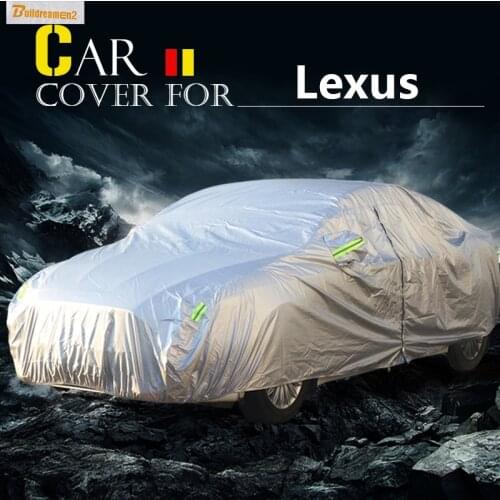 Buildreamen2 Car Cover Sun Anti UV Rain Snow Dust Scratch Resistant Cover Waterproof For Lexus ES ES300 ES350 ES240 ES250 ES330