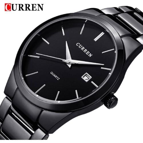 2016 Top Luxury Brand CURREN Men Full Stainless Steel Business Watches Mens Quartz Date Clock Men Wrist Watch relogio masculino