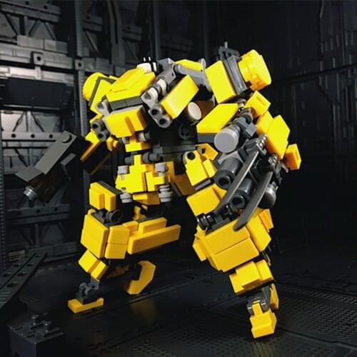 CN-06 Model Kits DIY STEM MOC Mecha Model Small Particle Building Blocks Educational Toy