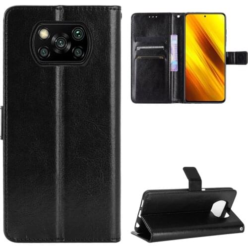 Business Comfortable Leather Wallet Case for Xiaomi Note 10 Pro Cc9 Poco X3 NFC F2 Redmi 9C 9A 8A 9 Note 8T 9S 8 Luxury Cover