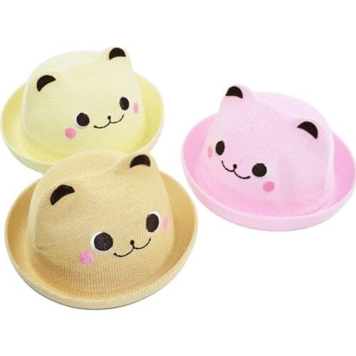 Baby Fisherman Hat Summer Cute Cartoon Panda Childrens Basin Hat Outdoor Sun Visor Cute For Kids