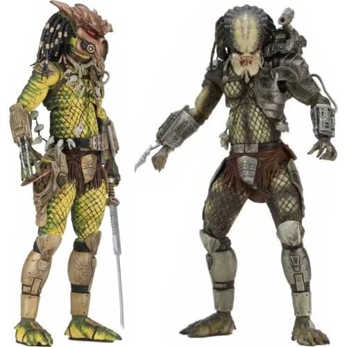 20cm NECA PREDATOR Scale Ultimate Jungle Hunter Jungle Demon Concrete Clan Leader PVC Action Figure Toy Collectible Model Doll